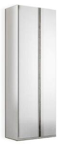Armadio 2 ante Ettore 87x53x236 colore bianco frassinato