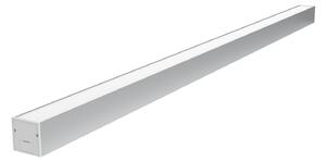 Plafoniera moderno Slimline LED , in alluminio, argento100x4 cm, INSPIRE