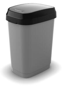 Cestino per la spazzatura grigio 25 l Dual Swing Bin M – KIS