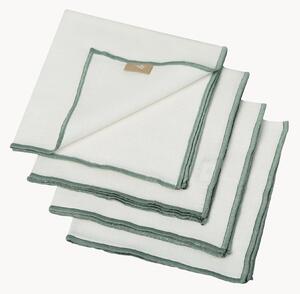 Set di 4 tovaglioli fatti a mano Jules