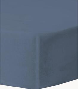 Lenzuolo con angoli boxspring in percalle di cotone fatto a mano Nina