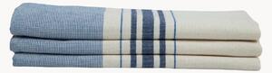 Set di 3 strofinacci in cotone fatti a mano Louise