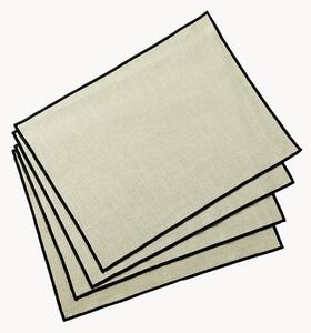 Set di 4 tovagliette americane fatte a mano Jules