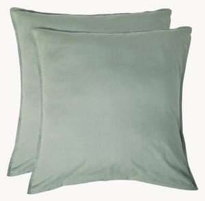 Set di 2 federe in cotone fatte a mano Luna
