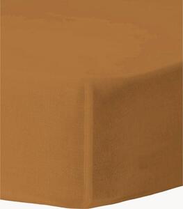 Lenzuolo con angoli boxspring in percalle di cotone fatto a mano Nina