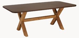 Tavolo da giardino con gambe in legno di acacia Macabane