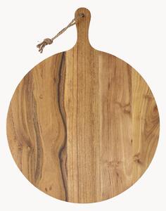 Tagliere rotondo in legno di teak Starbamboo