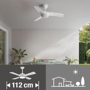 Ventilatore da soffitto Aruba plus, bianco , D. 112 cm, con telecomando INSPIRE