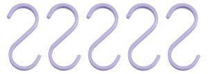 Set di 5 ganci viola in metallo appesi Hang-it - Mette Ditmer Denmark