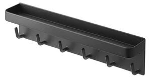 Portachiavi a parete nero con ripiano Smart - YAMAZAKI