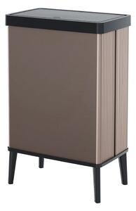 Cestino per la spazzatura rosa touch in plastica riciclata 54 l Verto High - Curver