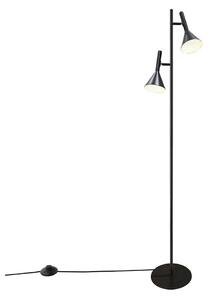 Nordlux - Lampada da terra KELVIS 2xGU10/12W/230V nera