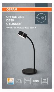 Osram - Lampada da tavolo dimmerabile a LED OFFICE LINE LED/4,8W/230V nera
