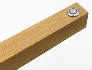 Lampada da terra LED VERDE LED/18W/230V 3000K rovere/nero