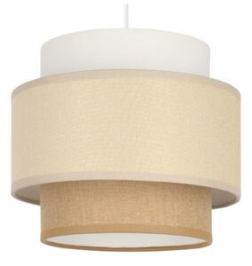 Brilagi - Lampadario a sospensione con cavo RESNA 1xE27/60W/230V diam. 20 cm crema/beige