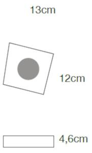 Plafoniera gesso lampadari bartalini gnikcolb 1 plap12 gx53 led verniciabile - Lampadari Bartalini Gesso
