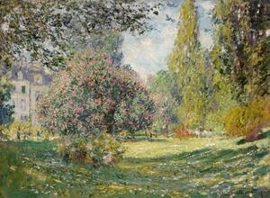 Riproduzione The Parc Monceau 1876, Claude Monet