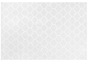 Tappeto tappetino Tessuto Grigio 160 x 230 cm Reversibile Esterno Interno Marocchino Beliani