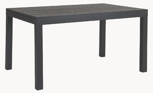 Tavolo da giardino allungabile con piano effetto legno Cliv, varie misure