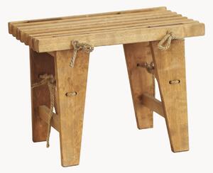 Panca da giardino in legno di betulla fatta a mano Echo