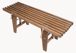 Panca da giardino in legno di pino fatta a mano Echo