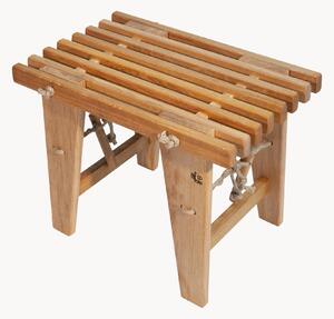 Panca da giardino in legno di quercia fatta a mano Echo