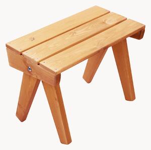 Tavolino da giardino in legno di pino fatto a mano Granny