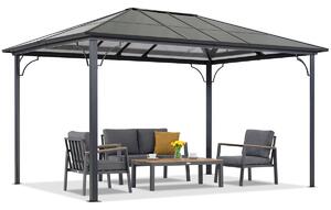 Gazebo da giardino moderno Santiago 3 × 3,6 m Garden Point antracite