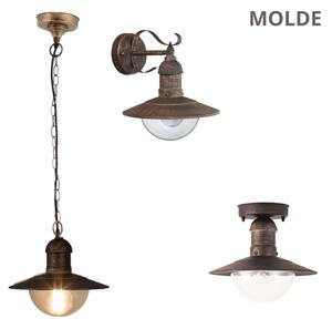 Brilagi - Plafoniera da esterno MOLDE 1xE27/60W IP44 bronzo/patina