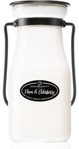 Milkhouse Candle Co. Creamery Plums & Elderberry candela profumata Milkbottle 227 g