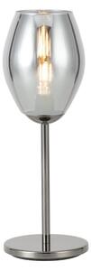 Eglo 39568 - Lampada da tavolo ESTANYS 1xE27/60W/230V nera/fumé