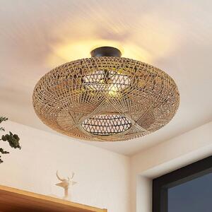 Lindby Plafoniera soffitto Melvios, dimmerabile, Marrone / Ruggine, Soggiorno / Sala da pranzo, Metallo, Scandinavo, Plafoniera