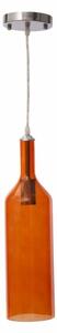 Paralume Da Soffitto Bottle Arancione Cm 11X43