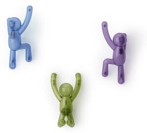 Set di ganci senza foratura in plastica 3 pz Buddy – Umbra
