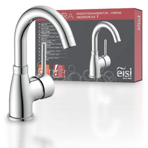 Rubinetto monocomando per lavabo - Bocca girevole 360° - Bassa pressione - Cromato