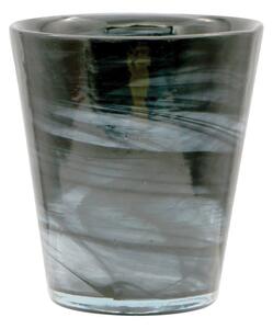 <p>I bicchieri Kosmo Cenere da 28 cl sono un simbolo di raffinatezza e potenza. Il loro vetro nero, impreziosito dall&#39;effetto a vortice, fa di questo set di 6 pezzi la scelta ideale per chi desidera esprimere un gusto audace e distintivo.</p>