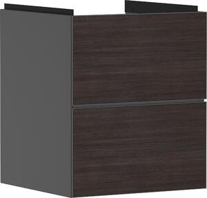Hansgrohe Xevolos E Meuble sous-lavabo, 2 tiroirs, SoftClose, 480x475x555mm, pour lave-mains, 54174730, 54174730