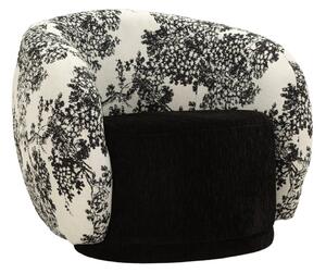 Poltrona bianca e nera Oriental Style – Mauro Ferretti