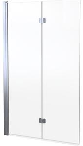 Oltens Sela parete vasca 115 cm 2 ante cromo lucida/vetro trasparente 23202100