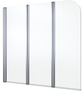 Oltens Blanda parete vasca 120 cm 3 ante cromo lucida/vetro trasparente 23301100