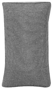 Fodere per cuscini per esterni Set federe per cuscini per schienale in tessuto grigio Beliani