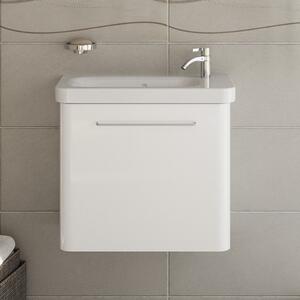 Kamalu mobiletto bagno 60 cm profondità ridotta colore bianco | lac-iris-60-b