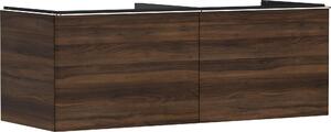 Hansgrohe Xelu Q Meuble sous-lavabo, 1360x550, 2 tiroirs, pour console avec vasque à poser, poli, 54069000, 54069000