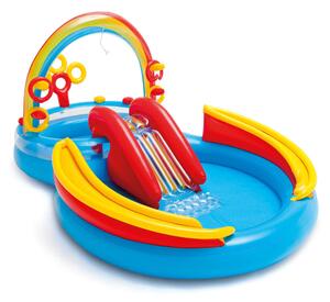 INTEX Piscina Gonfiabile Rainbow Play Center 297x193 x135 cm 57453NP