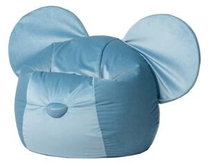 Pouf a sacco per bambini blu Ears – The Brooklyn Kids