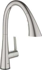 Grohe Zedra rubinetto da cucina verticale SuperSteel 30219DC2