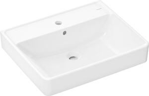 Hansgrohe Xanuia Q lavabo, avec trou pour robinet, avec trop-plein, 600x480mm, SmartClean, blanc, 61010450, 61010450