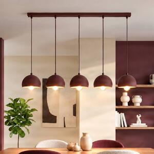Lampada a sospensione Sool Luminex, dimmerabile, Rosso, Soggiorno / Sala da pranzo, Metallo, Lampada a sospensione