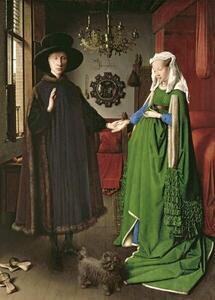 Riproduzione The Portrait of Giovanni Arnolfini and his Wife Giovanna Cenami 1434, Eyck, Jan van