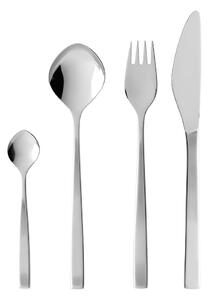 Posate argentate in acciaio inox 16 pz Fuga – Gense
